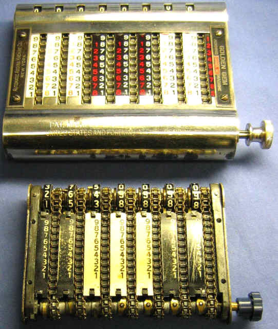 Golden Gem Adding Machine Internal Mechanism Automatic Adding Machine Co. New York NY U.S.A.